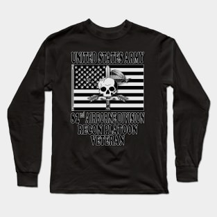 82nd Airborne Recon Platoon- Veteran Long Sleeve T-Shirt